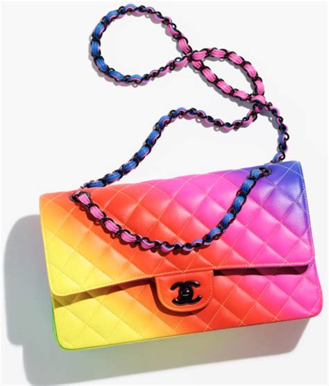 chanel purse rainbow|Chanel rainbow bag Carousell.